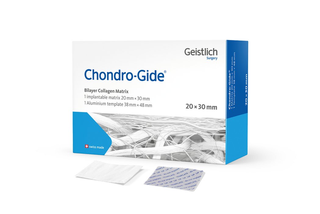 Chondro-Gide® ist in drei Grössen erhältlich.